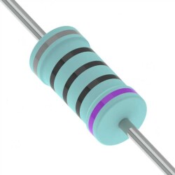 800 Ohms ±0.1% 0.5W, 1/2W Through Hole Resistor Axial Metal Film - YAGEO