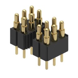 24 Position Spring Piston Connector Through Hole - Mill-Max Manufacturing Corp.