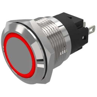 LED Panel Indicator Red 24V 7mA Solder Lug - 1
