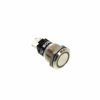 Pushbutton Switch SPDT Standard, Illuminated Panel Mount, Front - 1