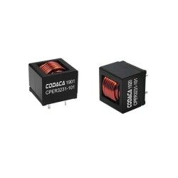 82 µH Shielded Wirewound Inductor 26 A 10.2mOhm Max Vertical, 4 PC Pin Round Wire, Fe-Si Low Core Loss - CODACA