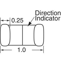 8.2 nH Unshielded Multilayer Inductor 550 mA 240mOhm Max 0402 (1005 Metric) - 2