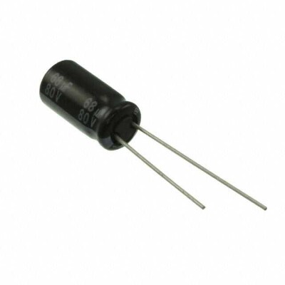 82 µF 80 V Aluminum Electrolytic Capacitors Radial, Can 8000 Hrs @ 105°C - 1