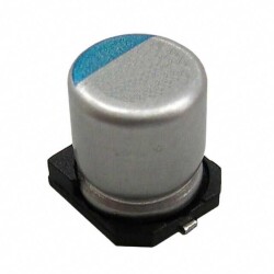 820 µF 2.5 V Aluminum - Polymer Capacitors Radial, Can - SMD 7mOhm 15000 Hrs @ 105°C - Chemi-Con