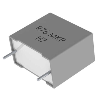 8200 pF Film Capacitor 700V 2000V (2kV) Polypropylene (PP), Metallized Radial - 1
