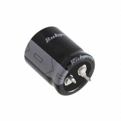 8200 µF 63 V Aluminum Electrolytic Capacitors Radial, Can - Snap-In 3000 Hrs @ 105°C - Rubycon