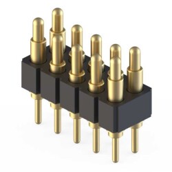 10 Position Spring Piston Connector Through Hole - Mill-Max Manufacturing Corp.