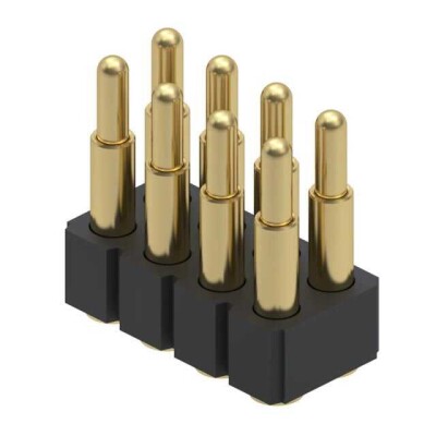 8 Position Spring Piston Connector Surface Mount - 1