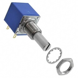 1k Ohm 1 Gang Linear Panel Mount Potentiometer 10.0 Turns Wirewound 1W Solder Lug - 1