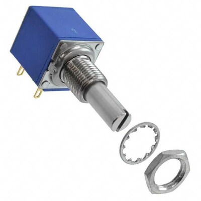 1k Ohm 1 Gang Linear Panel Mount Potentiometer 10.0 Turns Wirewound 1W Solder Lug - 1