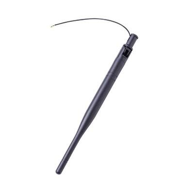 868MHz ISM, LoRa, LPWAN, Sigfox Whip, Straight RF Antenna 3.5dBi U.FL (UMCC), IPEX MHF1 Connector Mount - 1