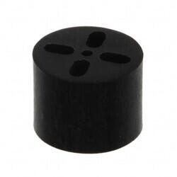 Tri-Lead LED Standoff Black PVC 0.200