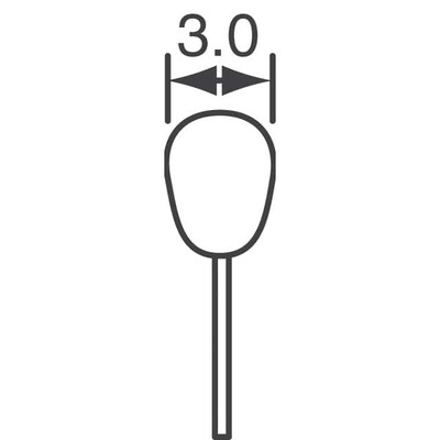 8MHz Ceramic Resonator Built in Capacitor 15pF ±0.2% 25 Ohms -20°C ~ 80°C Through Hole - 3