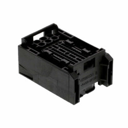58 Rectangular Connectors - Housings Receptacle Black - 1