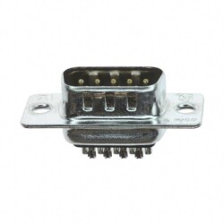 9 Position D-Sub Plug, Male Pins Connector - TE Connectivity AMP Connectors