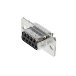 9 Position D-Sub Receptacle, Female Sockets Connector - Amphenol ICC (Commercial Products)