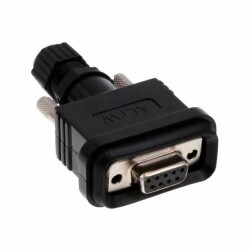 9 Position D-Sub Receptacle, Female Sockets Connector - Amphenol LTW