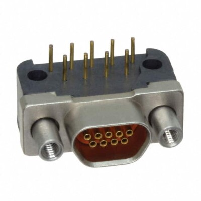 9 Position D-Type, Micro-D Receptacle, Female Sockets Connector - 1