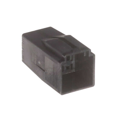 9 Rectangular Connectors - Housings Plug Black 0.087