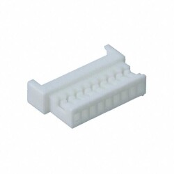 9 Rectangular Connectors - Housings Plug Natural 0.049