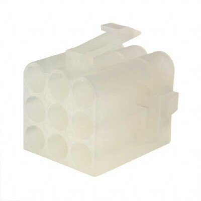 9 Rectangular Connectors - Housings Plug Natural 0.240