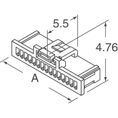 9 Rectangular Connectors - Housings Receptacle White 0.039