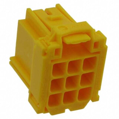 9 Rectangular Connectors - Housings Receptacle Yellow 0.197