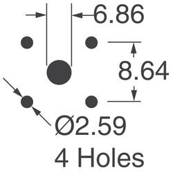 SMA Connector Receptacle, Female Socket 50Ohm Panel Mount Solder - 2