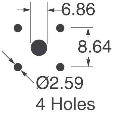 SMA Connector Receptacle, Female Socket 50Ohm Panel Mount Solder - 2