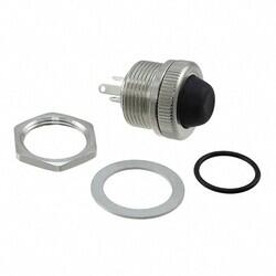 Pushbutton Switch SPDT Standard Panel Mount, Front - Switchcraft - Conxall