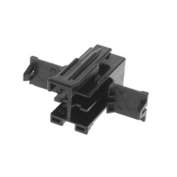 4 Position Rectangular Housing Connector Receptacle Black 0.197