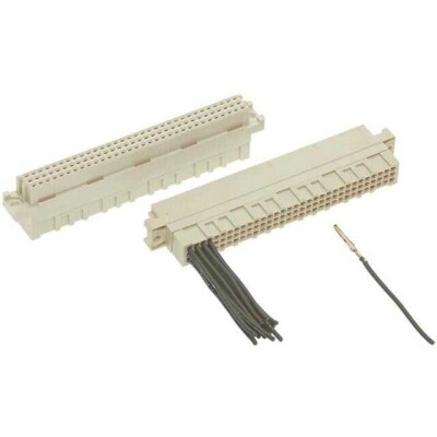 96 Position Housing for Female Sockets Connector Gray Free Hanging (In-Line) DIN 41612, Type C - 1