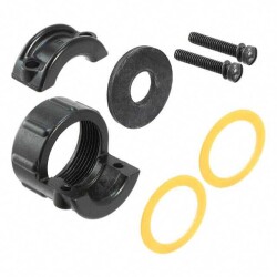 Black Connector Cable Clamp 1 3/16-18 20, 22 - Amphenol Industrial Operations