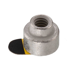 Round Standoff Threaded M2x0.4 Steel 0.039