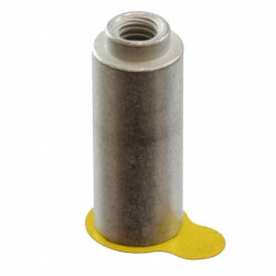 Round Standoff Threaded M3x0.5 Steel 0.551