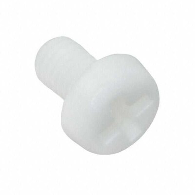 M3 Pan Head Machine Screw Phillips Drive Nylon - 1