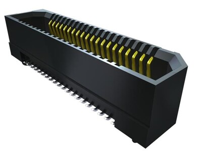 98 Position Connector Socket, Outer Shroud Contacts Surface Mount Gold - 1