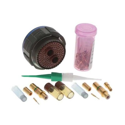 99 (97 + 2 Coax) Position Circular Connector Plug, Male Pins Crimp - 1