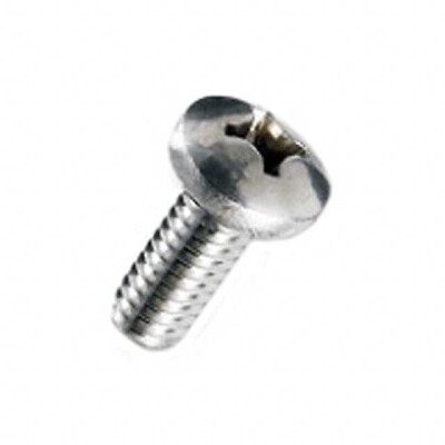 #6-32 Pan Head Machine Screw Phillips Drive Stainless Steel - 1