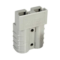 2 Position Blade Type Power Housing Connector Non-Gendered Gray - Anderson Power Products, Inc.