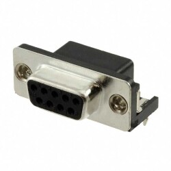 9 Position D-Sub Receptacle, Female Sockets Connector - Assmann WSW Components