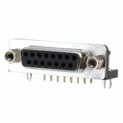 15 Position D-Sub Receptacle, Female Sockets Connector - Assmann WSW Components