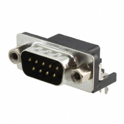 9 Position D-Sub Plug, Male Pins Connector - Assmann WSW Components