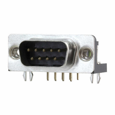9 Position D-Sub Plug, Male Pins Connector - 1