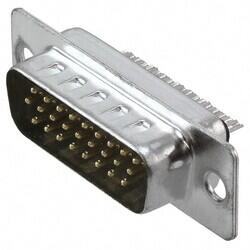 26 Position D-Sub, High Density Plug, Male Pins Connector - 1