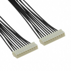 10 Position Cable Assembly Rectangular Socket to Socket 0.167' (50.80mm, 2.00