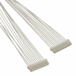 12 Position Cable Assembly Rectangular Socket to Socket 0.667' (203.20mm, 8.00
