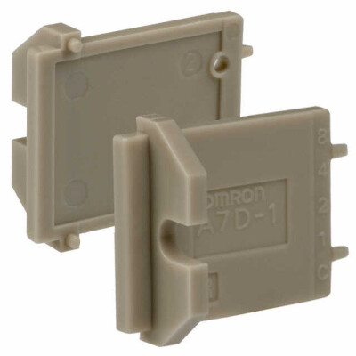 END CAP GRAY BACK MNT 2PCS - 1