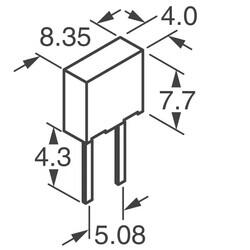 5 A 250 V AC DC Fuse Board Mount (Cartridge Style Excluded) Through Hole Radial, Box - Bel Fuse Inc. (1)
