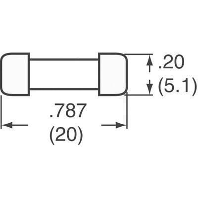 10 A 250 V AC DC Fuse Cartridge, Ceramic Holder 5mm x 20mm - 2